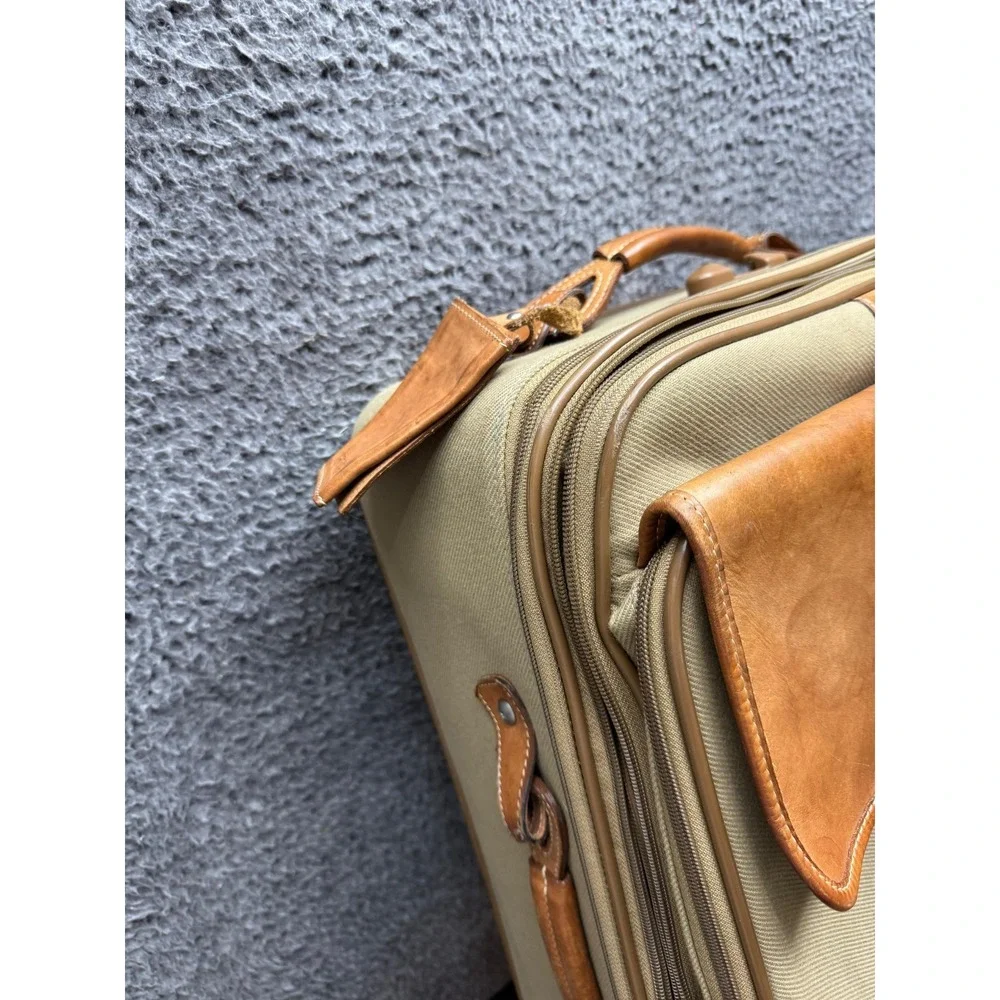 Hartmann Ballistic Nylon Rolling Travel Suitcase‎ Leather Brown 14